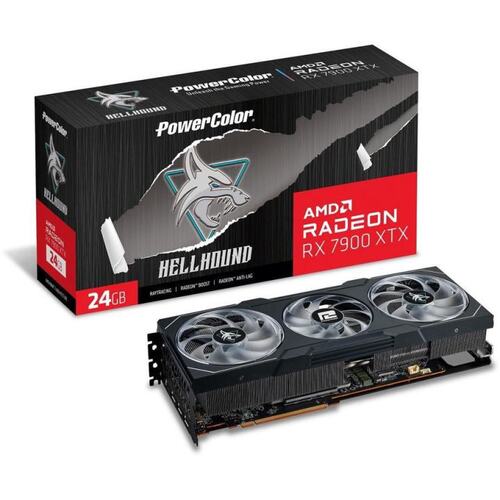 PowerColor Hellhound RX7900XTX 24G-L/OC RADEON RX 7900 XTX OC 24 Гб GDDR6