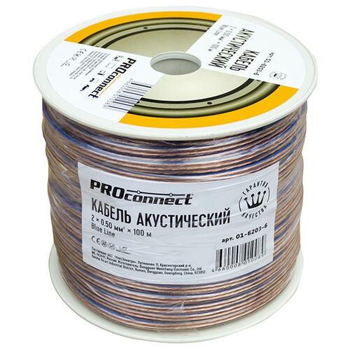 Кабель акустический PROconnect BLUE LINE 01-6203-6 100 м.