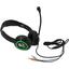 Наушники с микрофоном Qumo Dragon War Flex GHS 0003 Green, вид основной