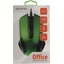   Qumo Office M14 Green (USB 2.0, 3btn, 1000 dpi),  