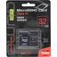   Qumo QM32GMICSDHC10 microSDHC Class 10 32  +microSD->SD ,  