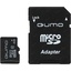   Qumo QM4GMICSDHC10 microSDHC Class 10 4  +microSD->SD ,  