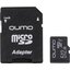   Qumo QM512GMICSDXC10U3 microSDXC UHS-I Class 3 (U3), Class 10 512  +microSD->SD ,  