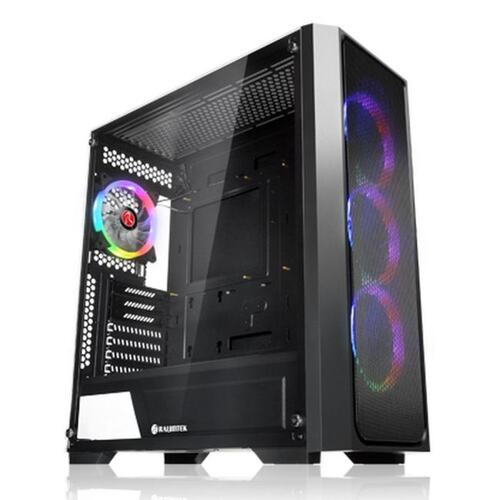 Raijintek PONOS MS4 0R20B00197, black, EEB; E-ATX; ATX; M-ATX; Mini-ITX, USB3.0x1, USB2.0x2, HD Audiox1