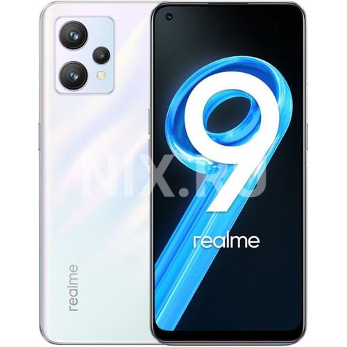 6044373 Realme 9 4G 128Gb 6Gb белый 3G 4G 2Sim 6.4