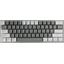 Механическая TKL клавиатура Redragon Fizz K617-R Gray White, вид сверху