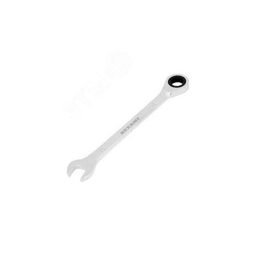 Ключ гаечный комбинированный с трещеткой Rexant 12-5808-1