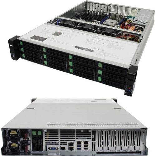 RS9500/pro2U Z0758570 Rikor RP6212DSE-PN35-1200HS Сервер в корпусе высотой 2U