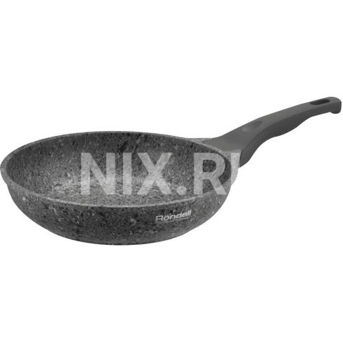 Сковорода Rondell Granit Carrara RDA-1844 круглая 24см покрытие: Quantum2 ручка несъемная (без крышки) серый