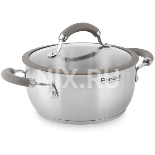Кастрюля Rondell Balance RDS-753 2л. d=18см (с крышкой) стальной