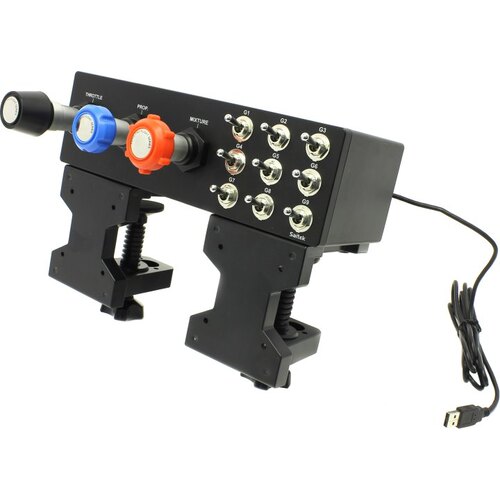 Оборудование для авиасимуляторов Saitek Pro Flight Throttle, Prop and Mixture System (TPM) USB 2.0