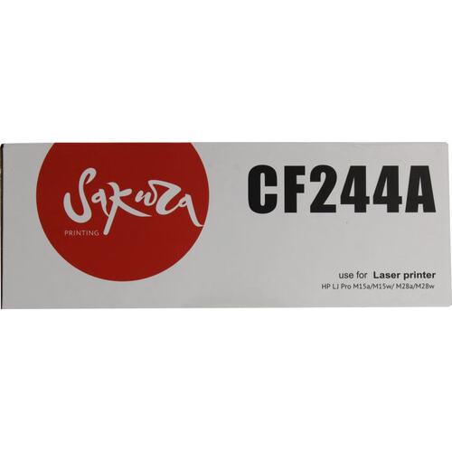 Картридж черный (или контейнер с черными чернилами) SAKURA CF244A