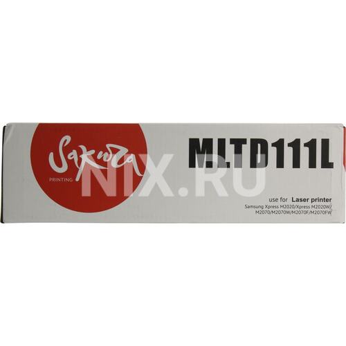 Картридж черный (или контейнер с черными чернилами) SAKURA MLTD111L