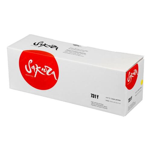 Картридж цветной (или контейнер с цветными чернилами) SAKURA SA731Y