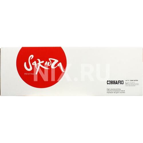 Картридж черный (или контейнер с черными чернилами) SAKURA SAC3906A/FX3