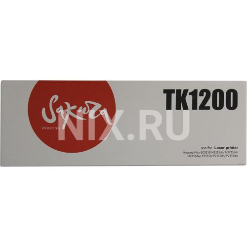 Картридж черный (или контейнер с черными чернилами) SAKURA TK1200