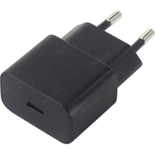 Samsung <EP-T2510XBEGEU> Зарядное устройство USB (Вх. AC100-240V, Вых. DC5V/9V, 25W, USB-С, кабель USB C)