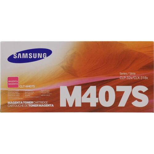 Картридж цветной (или контейнер с цветными чернилами) Samsung CLT-M407S (пурпурный)