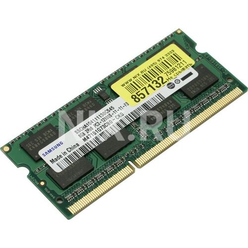 Модуль памяти Samsung M471 <M471B1G73CB0-CK0> SO-DIMM DDR3 1x 8 Гб <PC3-12800>