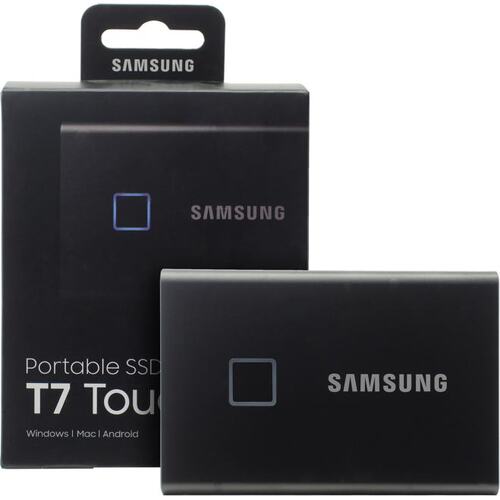 SSD Samsung T7 Touch <MU-PC500K/WW> (500 Гб, Внешний SSD, USB, 3D TLC  (Triple Level Cell)) — купить в городе САРАТОВ