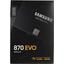 SSD Samsung 870 EVO <MZ-77E250B> (250 , 2.5", SATA, 3D TLC (Triple Level Cell)),  