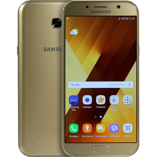Смартфон Samsung Galaxy A7 (2017) SM-A720F Gold 32 Гб Dual nano SIM