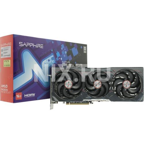 Игровая видеокарта Sapphire Pulse RX 9070 XT Gaming Pulse RADEON RX 9070 16 Гб GDDR6