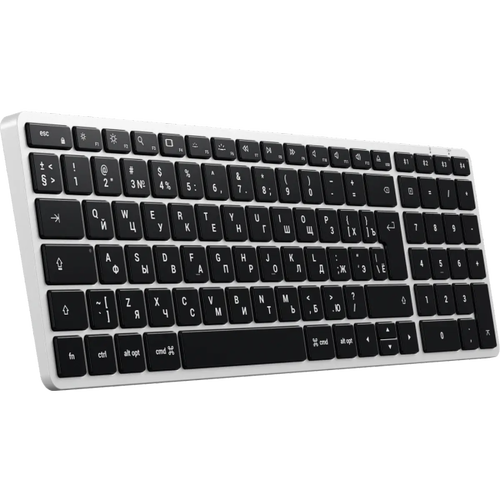 Satechi ST-BTSX2S-RU Клавиатура беспроводная Satechi Slim X2 Bluetooth Keyboard - русская раскладка. Цвет: серебристый