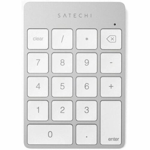 Satechi ST-SALKPS Беспроводной цифровой блок клавиатуры Satechi Aluminum Slim Keypad Numpad. Цвет серебристый.