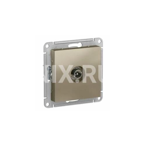 Розетка Systeme Electric ATN000591 AtlasDesign, TV, оконечная, 1DB, механизм, шампань