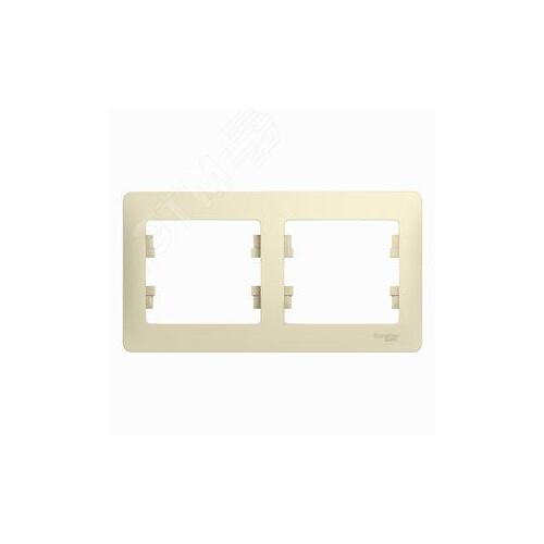 Рамка для розетки или выключателя Schneider Electric Glossa GSL000202
