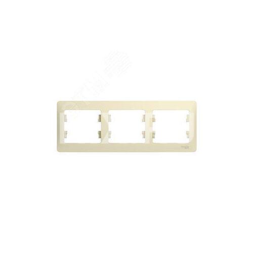 Рамка для розетки или выключателя Schneider Electric Glossa GSL000203