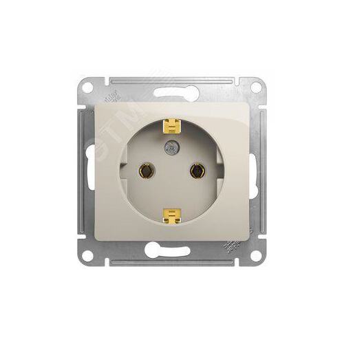Розетка силовая Schneider Electric Glossa GSL000943