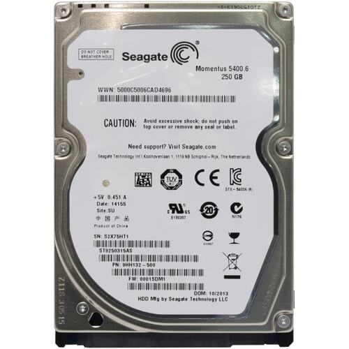 Жесткий диск 2.5" Seagate Momentus 5400 250 Гб Momentus 5400.6 ST9250315AS 250 Гб SATA-II