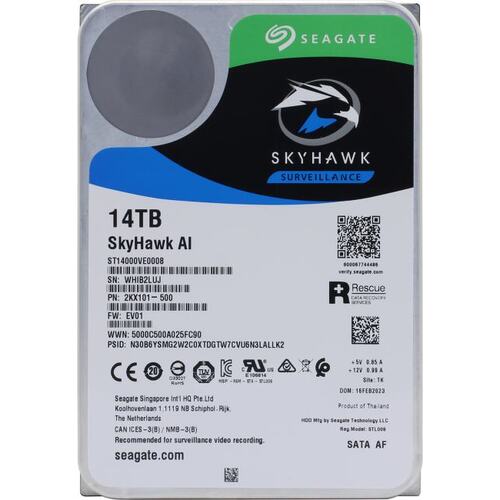 Жесткий диск 3.5" Seagate SkyHawk AI 14 Тб ST14000VE0008 SATA 6Gb/s (SATA-III)