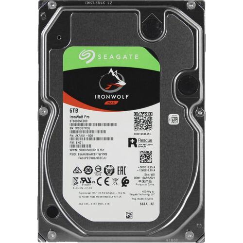 Жесткий диск 3.5" Seagate IronWolf Pro 6 Тб ST6000NE000 SATA 6Gb/s (SATA-III)