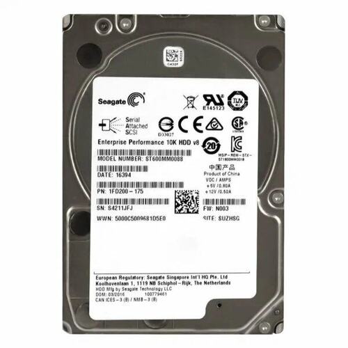 Жесткий диск Seagate 600 Гб ST600MM0088 SAS 12Gb/s
