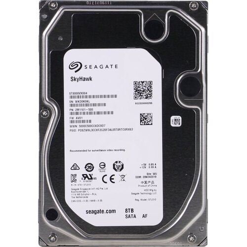 Жесткий диск 3.5" Seagate SkyHawk Surveillance 8 Тб ST8000VX004 SATA 6Gb/s (SATA-III)