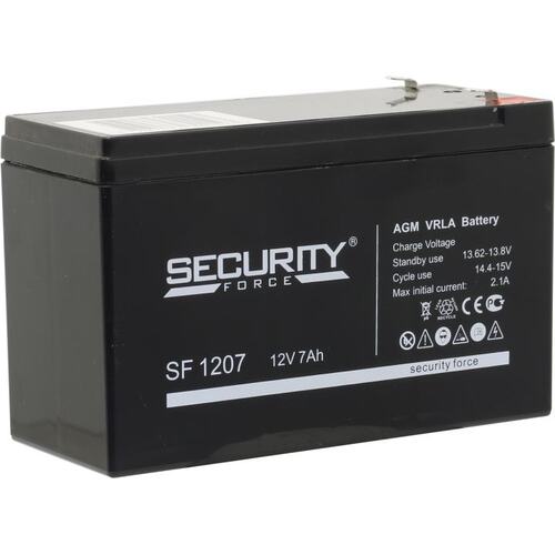 Аккумулятор для охранно-пожарных систем Security Force SF 1207 12В 7 Ач