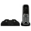 Беспроводной телефон DECT + GAP Siemens Gigaset C470 IP Черный, вид спереди