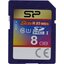 Карта памяти Silicon Power Elite SP008GBSDHAU1V10 SDHC UHS-I Class 1 (U1), Class 10 8 ГБ, вид сверху