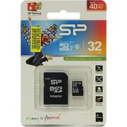   Silicon Power SP032GBSTH010V10-SP microSDHC Class 10 32  +microSD->SD 