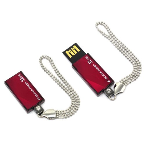 Флешка Silicon Power Touch 810 SP032GBUF2810V1R USB 32 ГБ Флешка с защитой от брызг