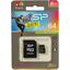   Silicon Power Elite SP064GBSTXBU1V1GSP microSDXC UHS-I Class 1 (U1), Class 10 64  +microSD->SD ,  
