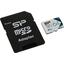 Карта памяти Silicon Power Elite SP064GBSTXBU1V21SP microSDXC UHS-I Class 1 (U1), Class 10 64 ГБ +microSD->SD адаптер, вид основной