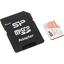   Silicon Power SP064GBSTXDV3V20SP microSDXC A1, V30, UHS-I Class 3 (U3) 64  +microSD->SD ,  