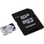   Silicon Power Elite SP128GBSTXBU1V21SP microSDXC UHS-I Class 1 (U1), Class 10 128  +microSD->SD ,  