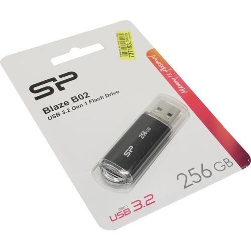 Флешка Silicon Power Blaze B02 SP256GBUF3B02V1K USB 256 ГБ