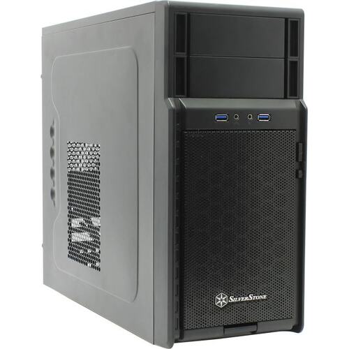 Б/У Minitower SilverStone Precision PS08 <SST-PS08B> Black microATX Без БП