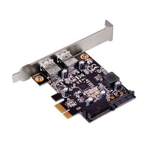 SilverStone <SST-EC04-E> (RTL) PCI-Ex1, USB3.0 2 port-ext, 19pin-int